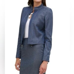 Tommy Hilfiger Blue Blazer + Skirt Set